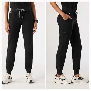 FIGS Zamora Jogger Scrub Pants black size M Petite